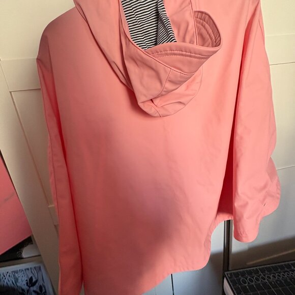 Petit Bateau Big Girls Pink Rain Poncho Raincoat French - Picture 2 of 4